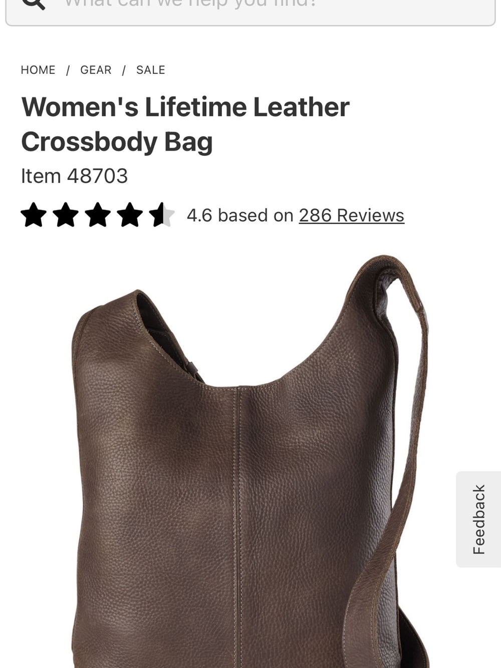Duluth Trading Co Everyday Leather Hobo Shoulder Bag in Dark Brown - Picture 11 of 16